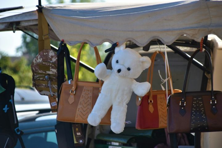 Bear Bag - hanged bear plush toy