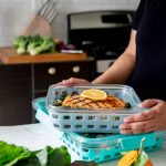 Food Storage - person holding tray with food